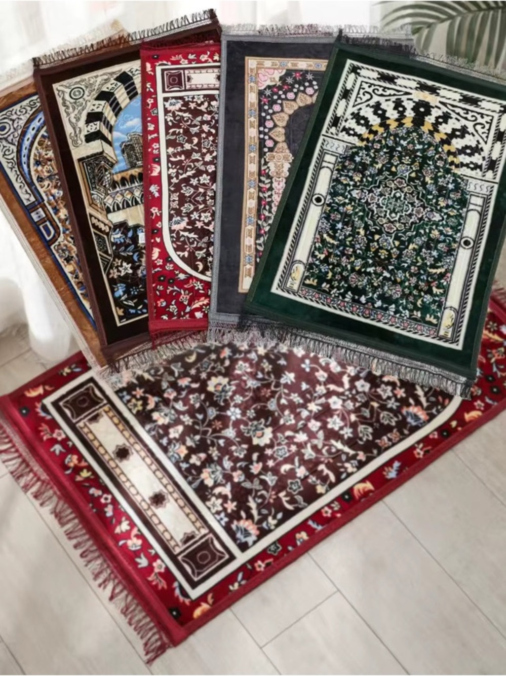 Prayer Mat Rug for Muslim Ramadan Portable Praying Mat ,Prayer Beads ,İslamic